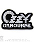 нашивка ozzy osbourne (лого белое, вышивка)