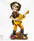 статуэтка скелет пирата с гитарой