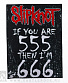    slipknot "if you are 555 then i'm 666"