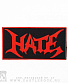нашивка hate (лого красное)