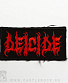 нашивка deicide (лого красное, вышивка)