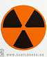нашивка радиация оранжевая