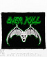 нашивка overkill (лого, вампир, вышивка)