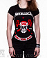 женская футболка metallica "kill 'em all. metal militia"