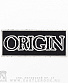 нашивка origin (лого белое)