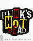 нашивка punks not dead (надпись цветная, вышивка)