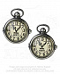  alchemy gothic ( ) cl14 uncle alberts fob watch cufflinks