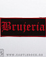 нашивка brujeria (лого красное, малая)