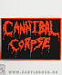 нашивка cannibal corpse (надпись красная)