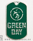жетон green day (зеленый)