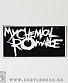 нашивка my chemical romance (лого белое, кант)