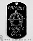 жетон anarchy анархия punks not dead