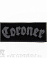 нашивка coroner (лого серое)