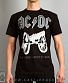 футболка ac/dc "for those about to rock" (белый принт)