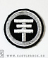 нашивка tokio hotel (белое лого, вышивка)