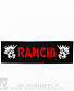 нашивка термо rancid (лого, панки, вышивка)