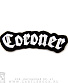 нашивка coroner (лого, вышивка)