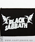 нашивка black sabbath (лого ч/б)