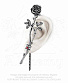   alchemy gothic ( ) e344 chained-love rose