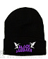 шапка с отворотом и вышивкой black sabbath (флис)