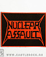 нашивка nuclear assault (лого красное)