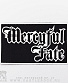 нашивка mercyful fate (лого белое)
