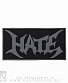 нашивка hate (лого серое)