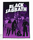 нашивка на спину black sabbath (группа, принт фиолетовый)