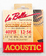 струны la bella для акустической гитары 40pb12-56