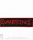 нашивка evanescence (лого красное)