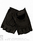перчатки кожаные мужские обр/пал с уплотнением (перфорация, без вырезов, шов наружу, на липучке)