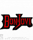 нашивка термо bon jovi (лого, вышивка)