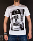 футболка beatles john lennon "war is over!" (белая)