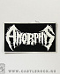 нашивка amorphis (лого белое, широкая)