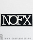 нашивка nofx (лого белое)