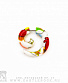 Обманка Акрил Спираль Angry Birds (белая) 7 мм