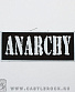 нашивка anarchy анархия (надпись белая)