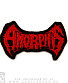 нашивка amorphis (лого красное, вышивка)