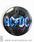 значок ac/dc "black ice" (лого синее)