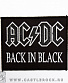 нашивка ac/dc "back in black" (ч/б)