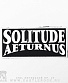 нашивка solitude aeturnus (лого белое)