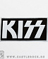нашивка kiss (лого белое)