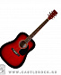 акустическая фолк-гитара caraya f630-rds (6 струн)