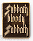 магнит прямоугольный деревянный black sabbath "sabbath bloody sabbath" (темный)