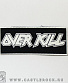 нашивка overkill (лого белое)