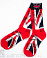 носки флаг великобритании (автобус и мост, красно-черные)