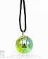 подвес шар прозрачный (зеленый)