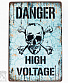  danger high voltage (  )