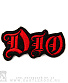 нашивка dio (лого, резная, вышивка)