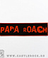 нашивка papa roach (лого красное)